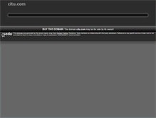Tablet Screenshot of citu.com